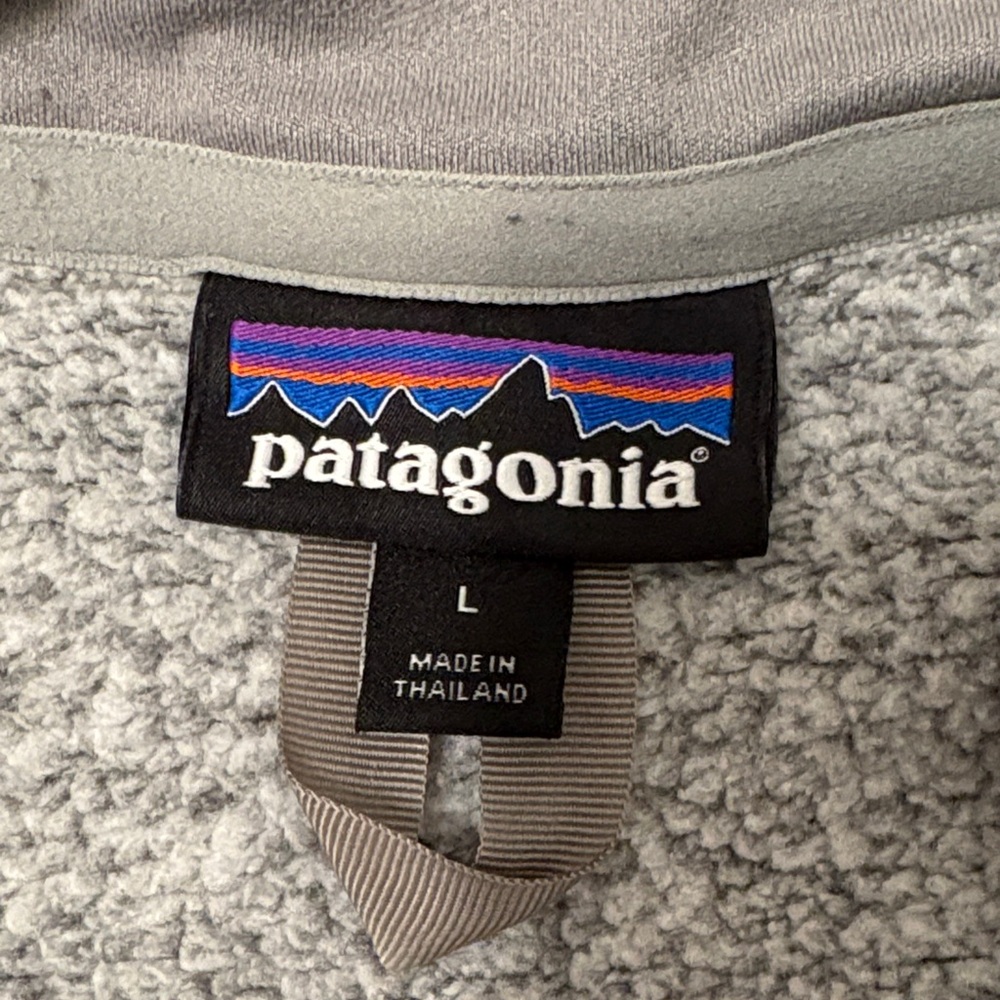 Patagonia Gray Heather Half-Zip Fleece Pullover - Picture 2 of 5